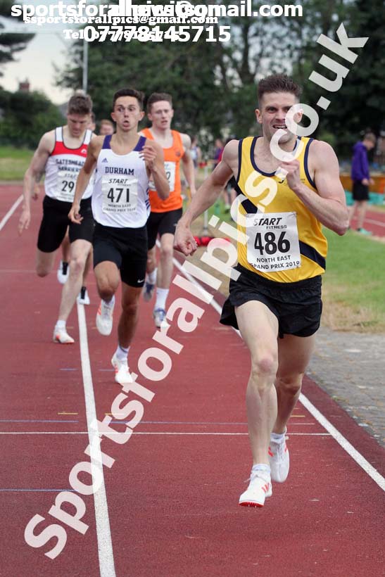 Graded 800 metres, North East Grand Prix, Monkton, Jarrow. Photo: David T. Hewitson/Sports for All Pics
